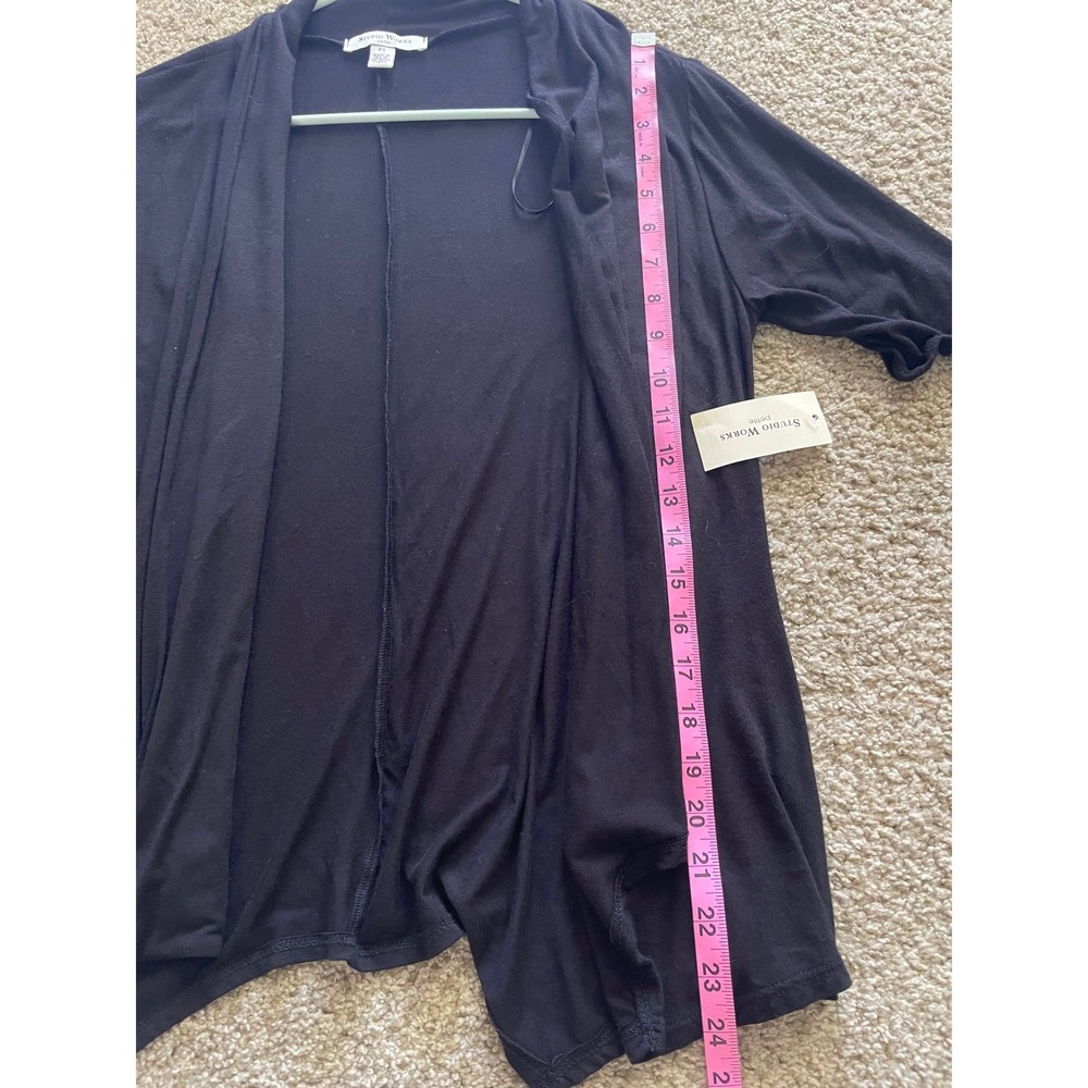 Whimsigoth Open Front Waterfall Cardigan Short Sleeve PS NWT Witchy Layers Fall - Picture 6 of 6